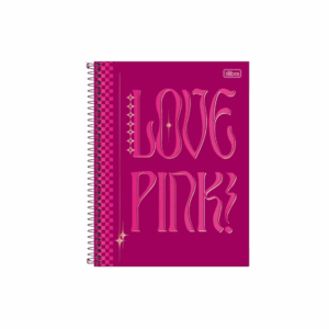 CADERNO LOVE  PINK 10 MATÉRIAS - TILIBRA